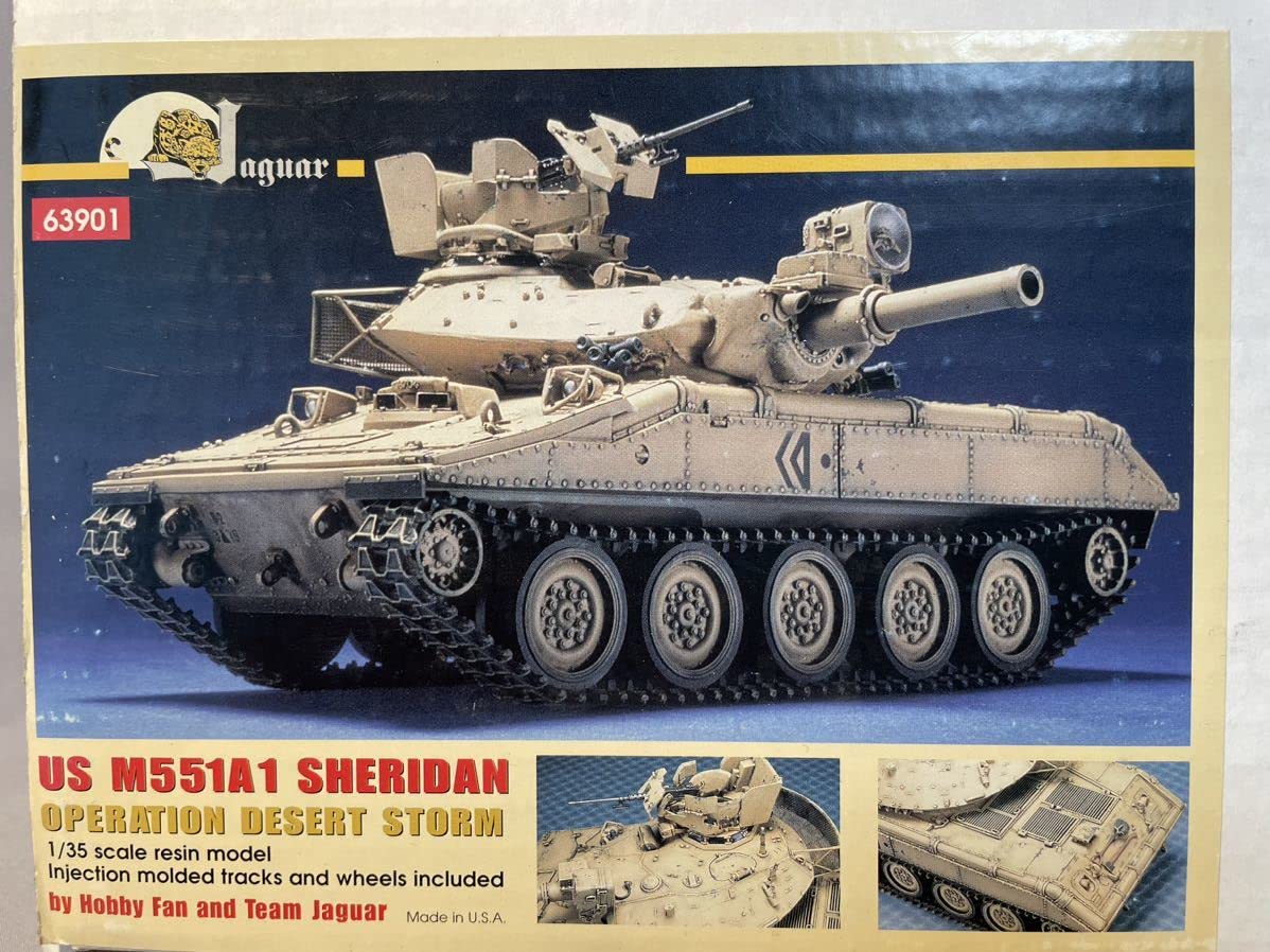 レジンモデル US M551A1 SHERIDAN 1/35 U.S.A.製 Amazon.co.jp: シェリダンM551A1 1:35 レジンフルキット ジャガー